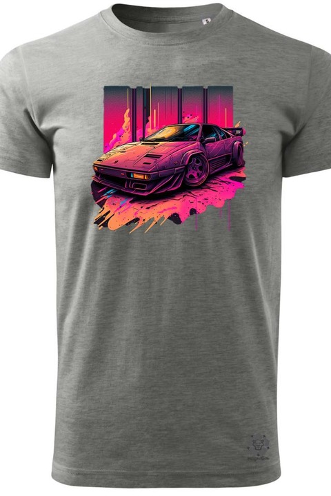 Magnolion Retró hullám Ferrari Testarossa v2, Melange világosszürke