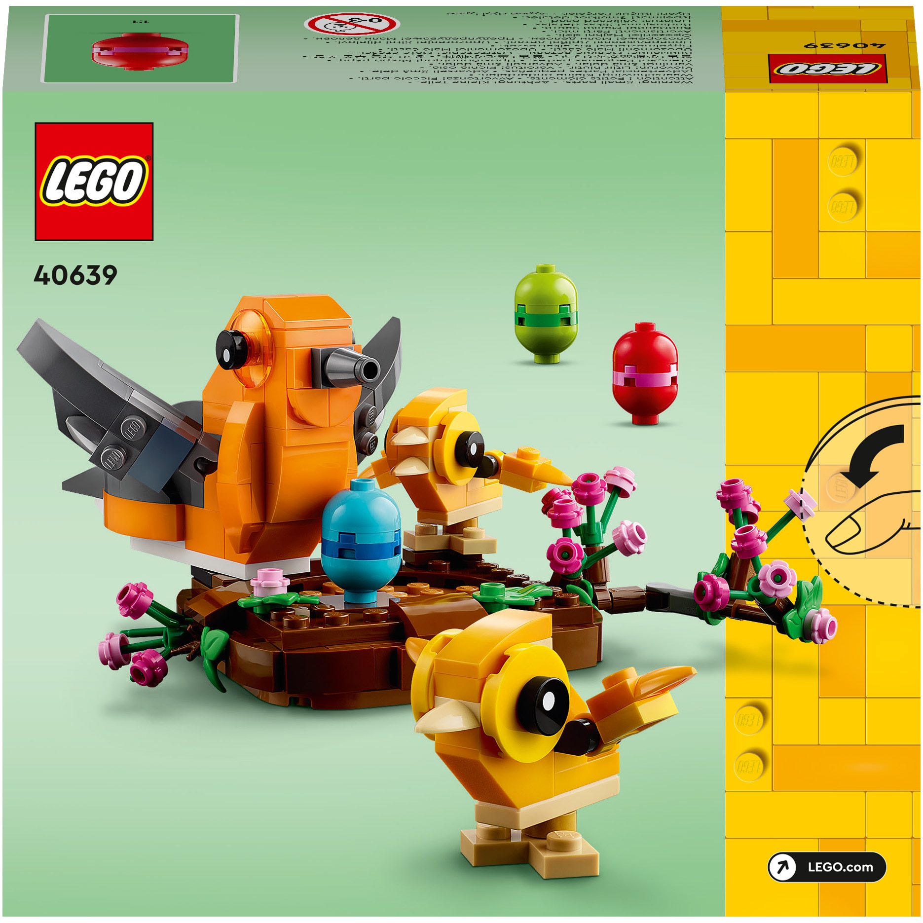 LEGO® Icons Creator Expert - Cuib de pasari 40639, 232 piese - eMAG.ro