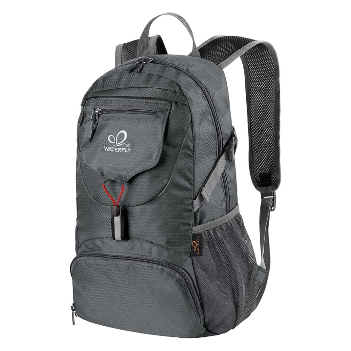 Rucsac de drumetie, Waterfly, Nylon, Gri, 20 l
