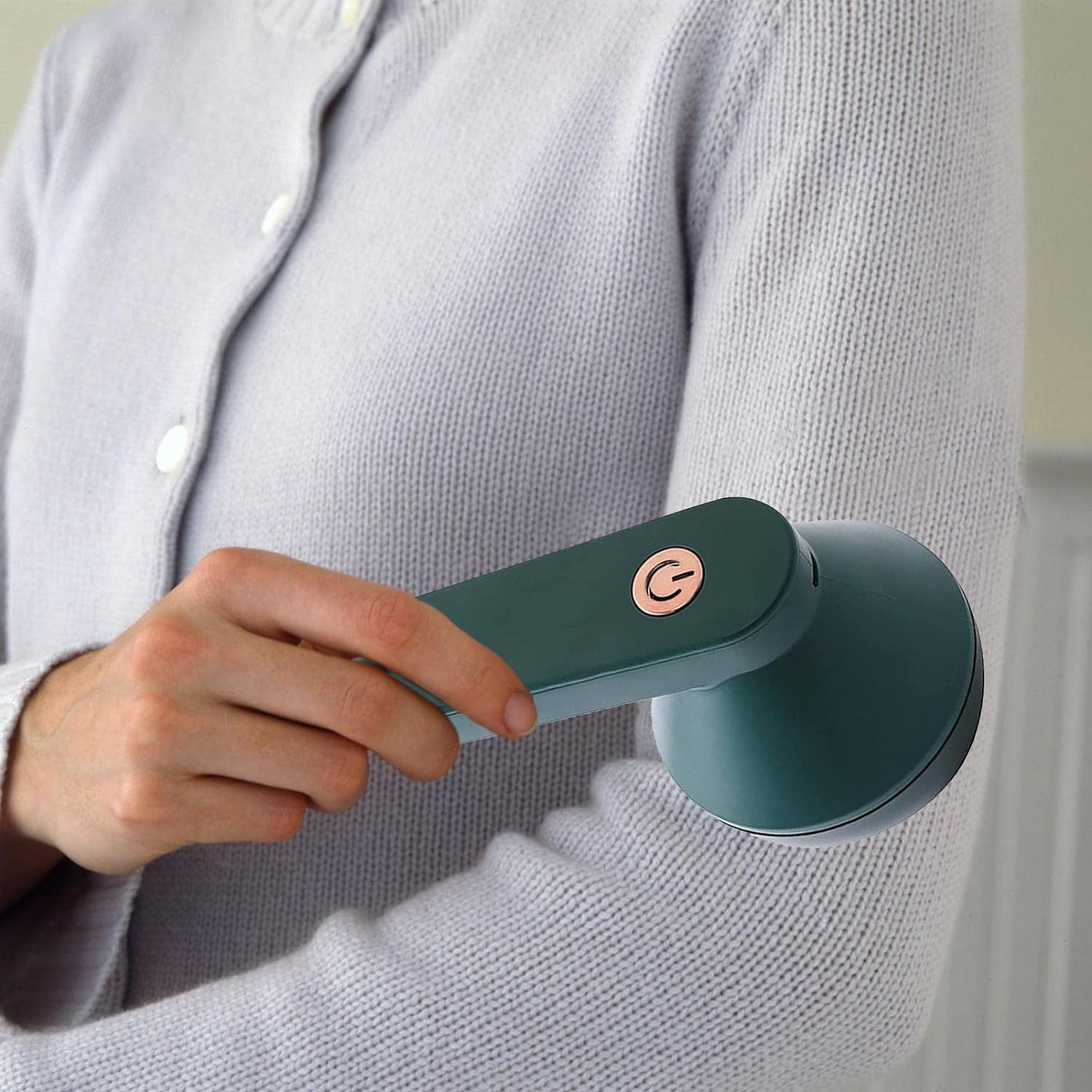 Aparat de scame, longziming, Incarcare USB, Utilizare 4 ore, Curatare uscata, Verde