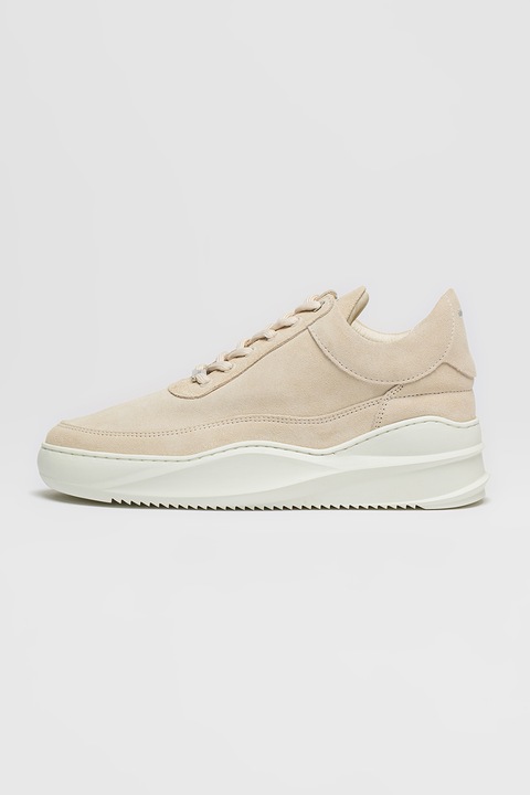 FILLING PIECES, Nyersbőr sneaker, Homokbarna