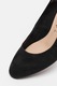 Tamaris, Pantofi de piele intoarsa ecologica cu toc masiv, Negru, 40