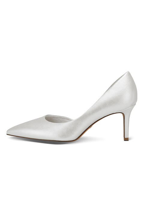 Tamaris, Pantofi D'Orsay cu varf ascutit, Argintiu