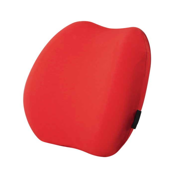 Suport lombar, MOSH ERGO2 L3A, spuma cu memorie, rosu