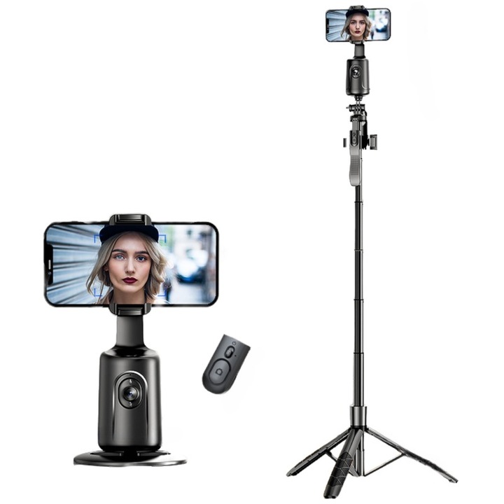 Set stabilizator imagine/trepied, Negru