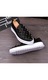 Pantofi Barbati, Zamo®, Zermatt, din Piele Ecologica, cu Scilipici si Tinte Negre, fara Inchidere, Negri, Marime 42EU