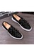 Pantofi Barbati, Zamo®, Zermatt, din Piele Ecologica, cu Scilipici si Tinte Negre, fara Inchidere, Negri, Marime 42EU