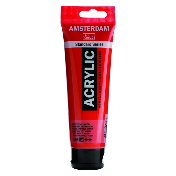 Акрилна боя Amsterdam Standart Series 120 ml, Нафтол Червена Междинна, 396