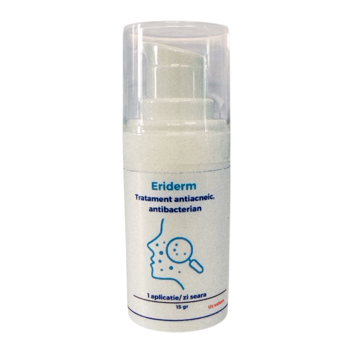 Tratament antiacneic - Eriderm, 15 ml