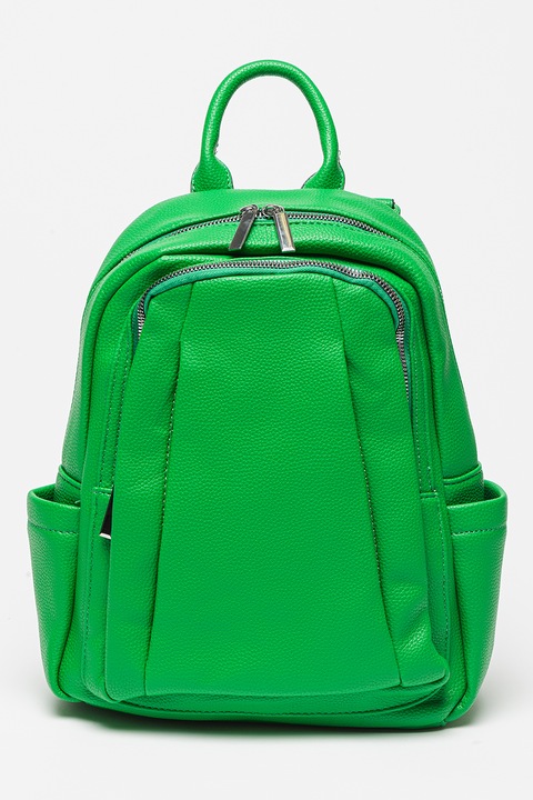 Francesca Rossi, Műbőr hátizsák külső zsebekkel, Zöld