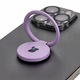 Suport tip inel pentru telefon, Bizon, Universal, Mov