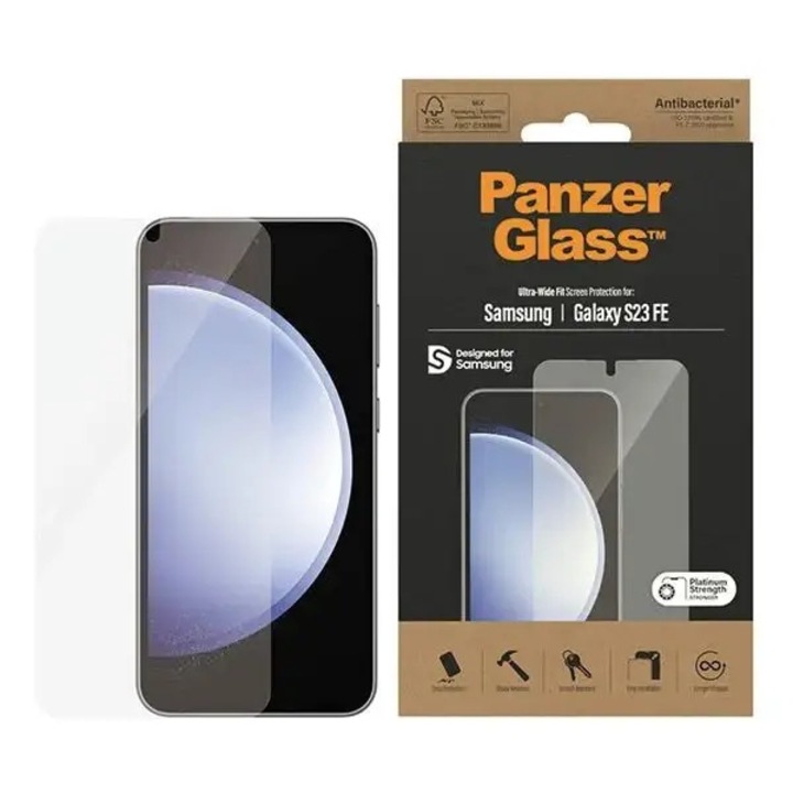 Folie de protectie, PanzerGlass, Compatibil cu Samsung Galaxy S23 FE, Sticla securizata, Transparent