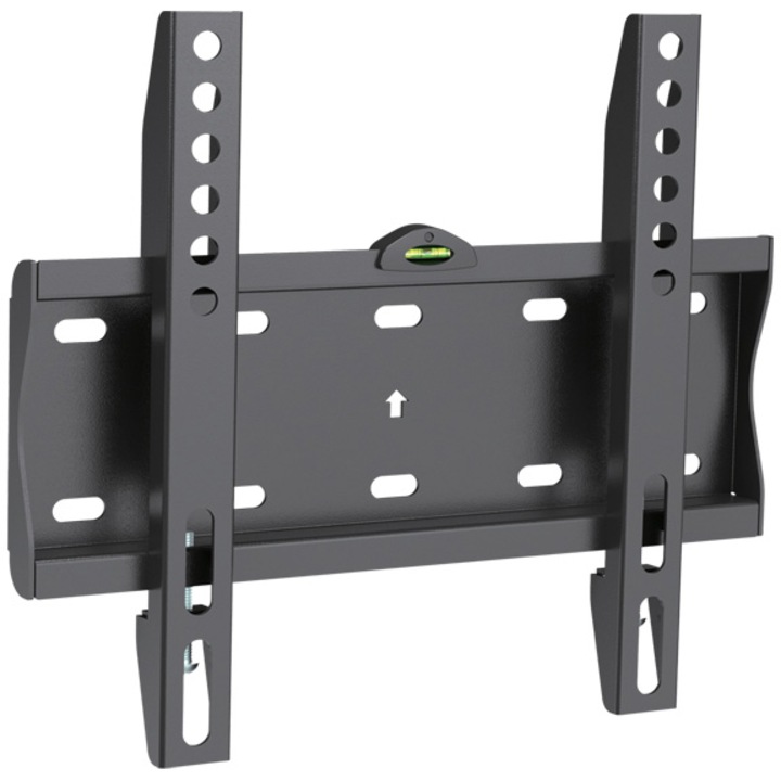 Стенна стойка за TV Superior Extra Slim SUPSTV001, Фиксиранa, 23"-42" (57см-105см), 30кг, Черен