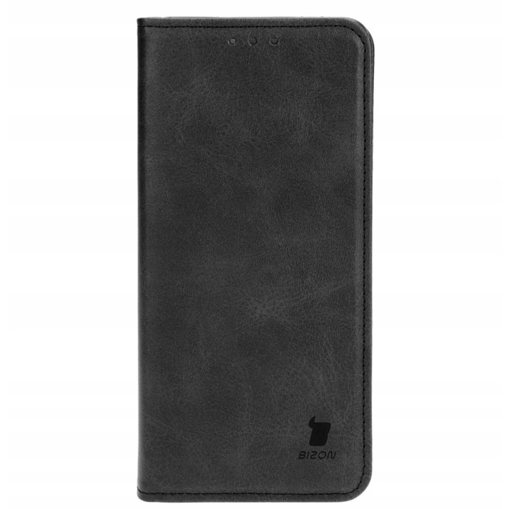 Кейс Pocket Pro за OnePlus 12, Bison, Екологична кожа, черен