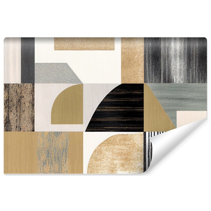 Fototapet Muralo modele geometrice 400 cm x 280 cm decor modern pentru living
