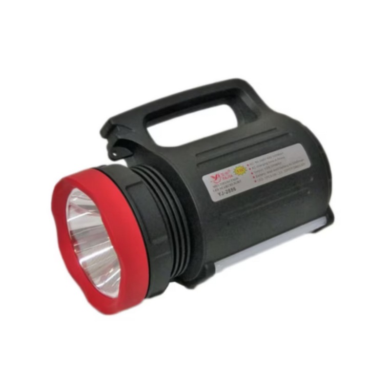 Мощен професионален LED фенер, батерия 5500 mAh, противоударен корпус, BZRSH