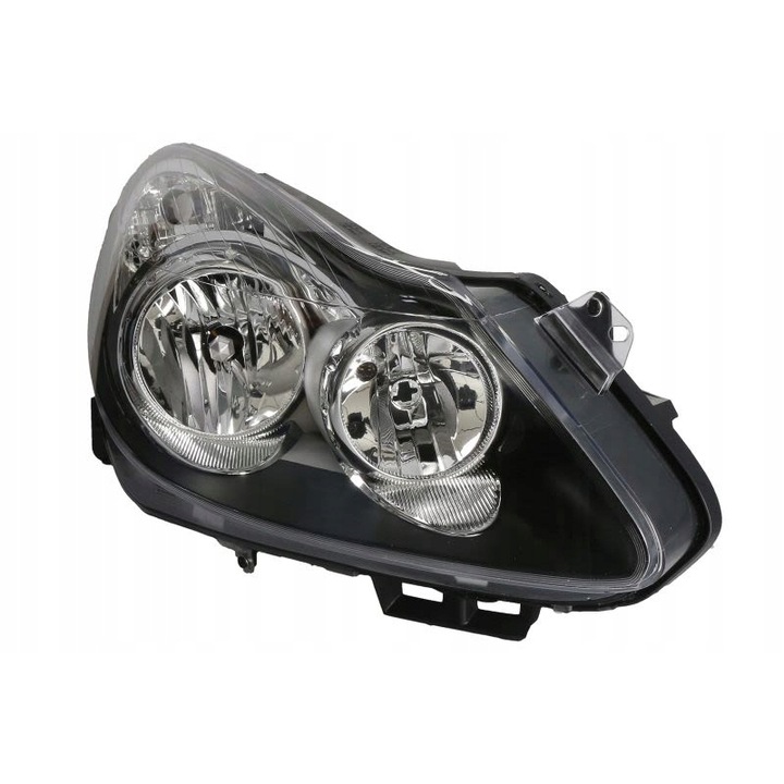 Far dreapta pentru Opel Corsa D, reglare electrica, fara motor, omologare UE, Nou (2006 - 2011)