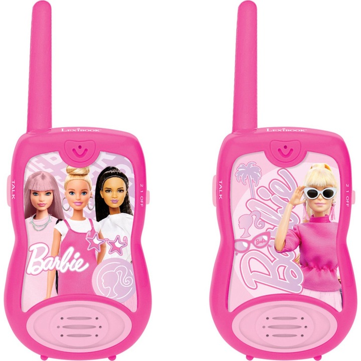 Barbie walkie talkie szett, 200 m, rózsaszín