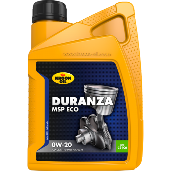 Ulei motor KROON OIL Duranza MSP ECO 0W20 37125, volum 1 litru, sintetic