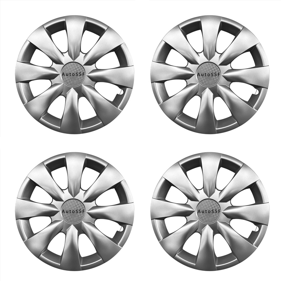 Set 4 Capace Roti R15 AutoSSF ®, Potrivite Jantelor de 15 inch, pentru ...