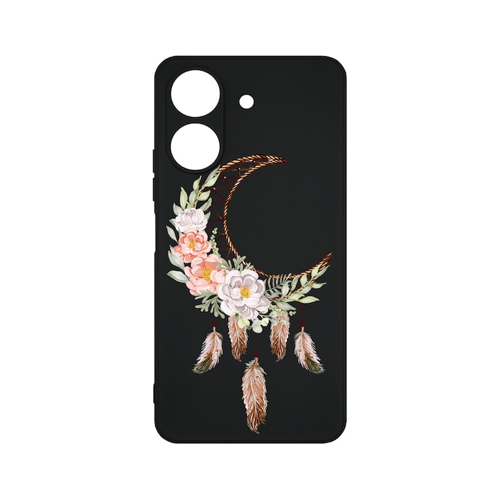 Husa BestCase® Slim SIlicon 0.8MM, Compatibila Cu Xiaomi Redmi 13C, Dreamcatcher, Protectie Camera, Rezistenta la uzura, c-B 951
