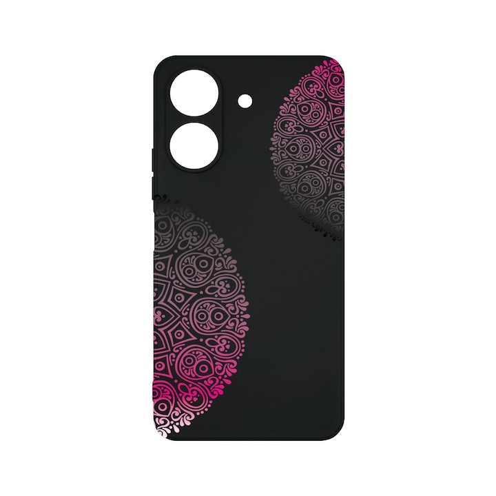 Husa BestCase® Slim SIlicon 0.8MM, Compatibila Cu Xiaomi Redmi 13C, Lace, Protectie Camera, Rezistenta la uzura, c-B 92