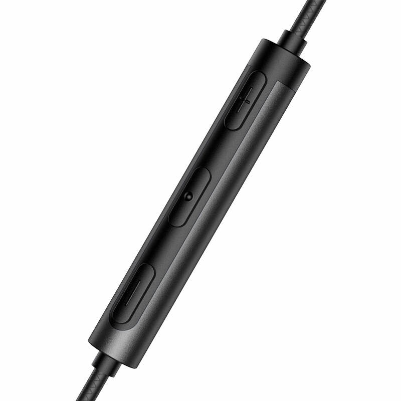 Casti audio cu microfon Mcdodo HP-4070, In ear, Control pe fir, USB-C, Lungime cablu 1.2m, Negru