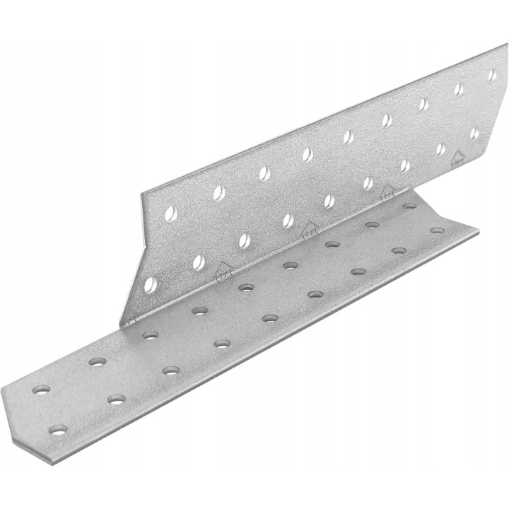 Set 50 Conector de capriori, perforat, 40x250mm, pentru lemn, dulgherie, DREAPTA, Techniki Zamocowan