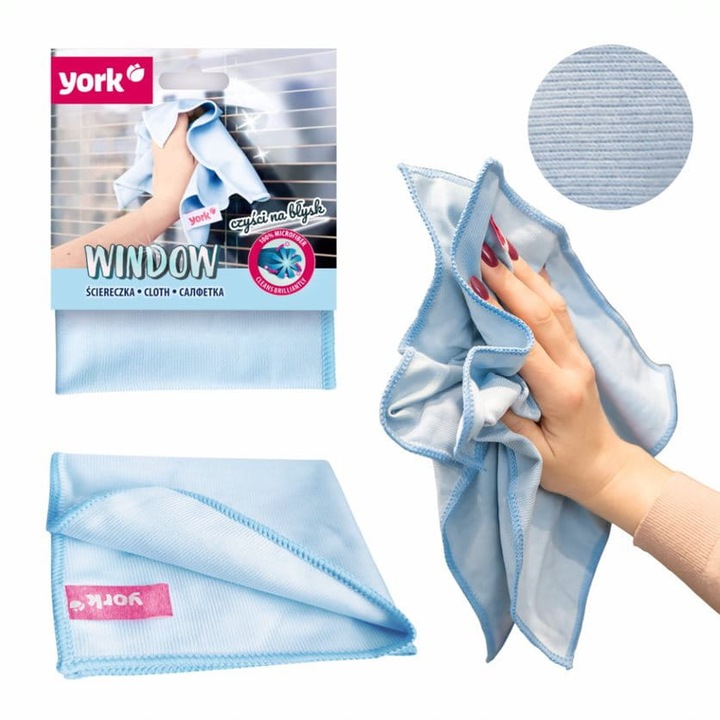 York Window mikroszálas ablaktörlő kendő 1 db