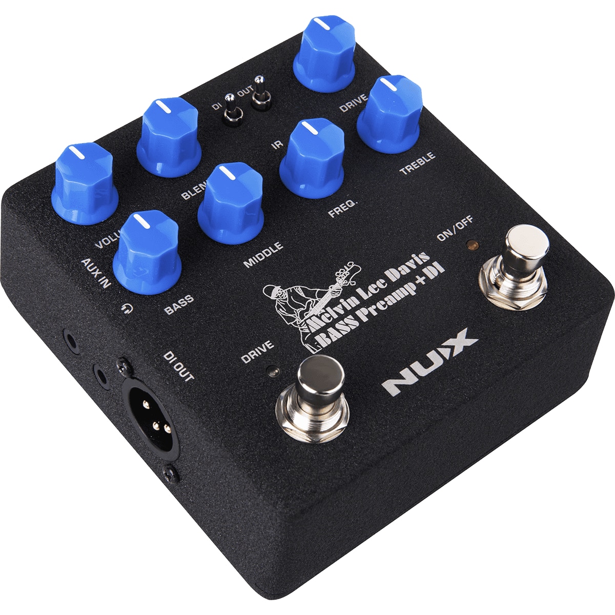 Preamp de bas, NUX, Stompbox Melvin Lee Davis DI, Pedala de efect