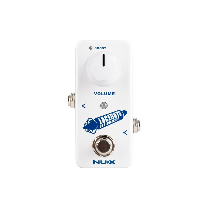 Ефект педал, NUX, LacerateFET boost, Бял, Мини