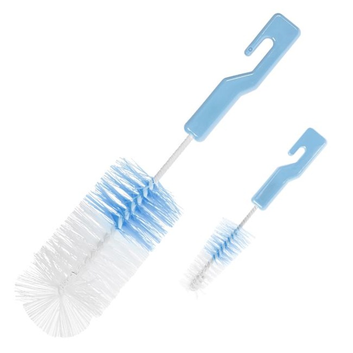 Set 2 Perii de Curatat Biberoane si Tetine, Albastru