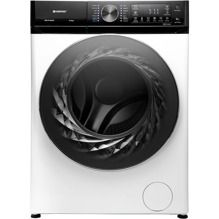 Masina de spalat rufe frontala VORTEX VMA1014D01S, 10 kg, 1400rpm, Clasa C, alb