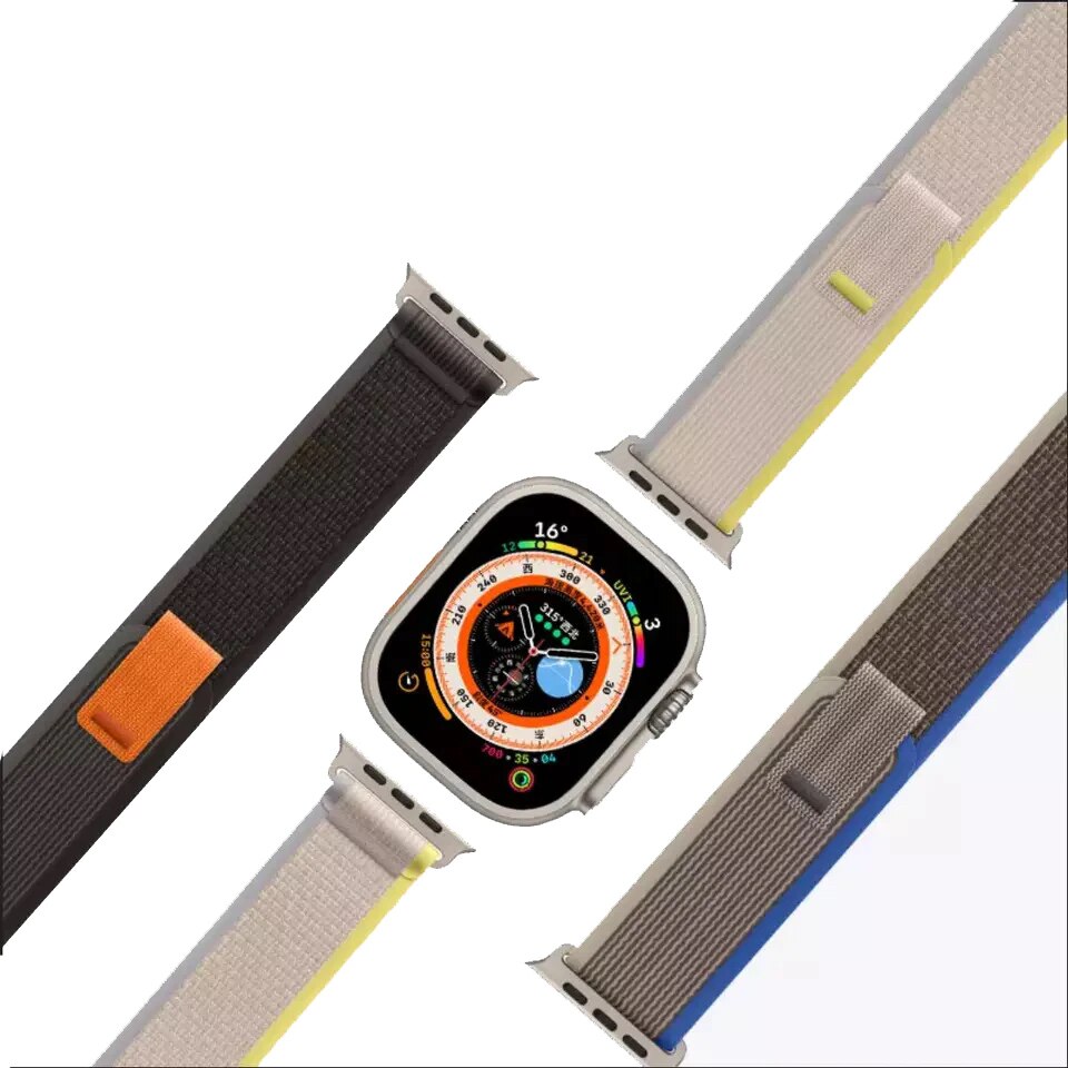 Текстилна каишка Nordic за смарт часовник Huawei Watch GT4 46мм, сив ...