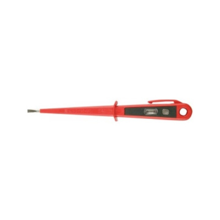 H+H - Tester de tensiune Euro, rosu 190mm [4016133458003]