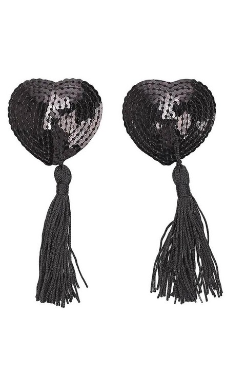 Accesorii pentru san, Ohyeah lady, NC036, Autoadeziv, Negru, Marime unica