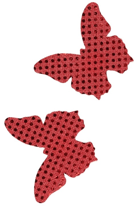 Accesorii pentru san, Ohyeah lady, NC020, Autoadeziv, Rosu, Marime unica