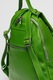 Pierre Cardin, Bőr hátizsák logós részlettel, Páfrányzöld