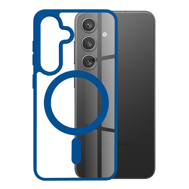 Защитен калъф MagSafe Pro за Samsung Galaxy S24 Plus, син