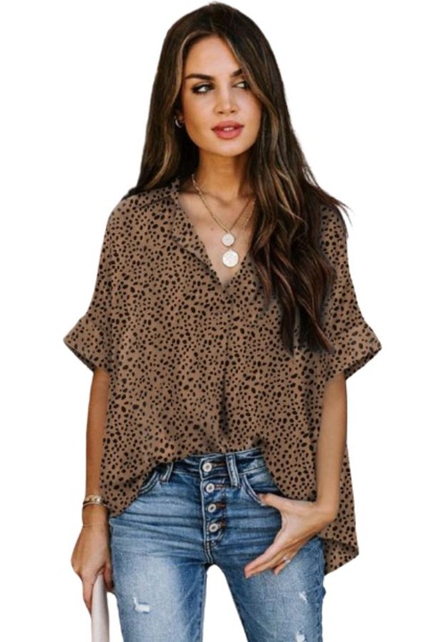 Női ing, WildFashion, poliészter, állatmintás, Állati nyomat