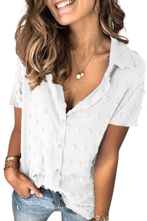 WildFashion női ing, fehér, poliészter, Fehér