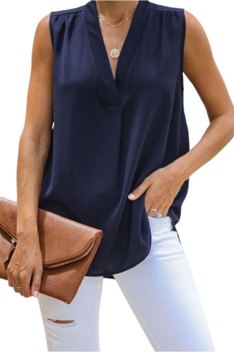 Női ing, WildFashion, poliészter, sötétkék, Tengerészkék