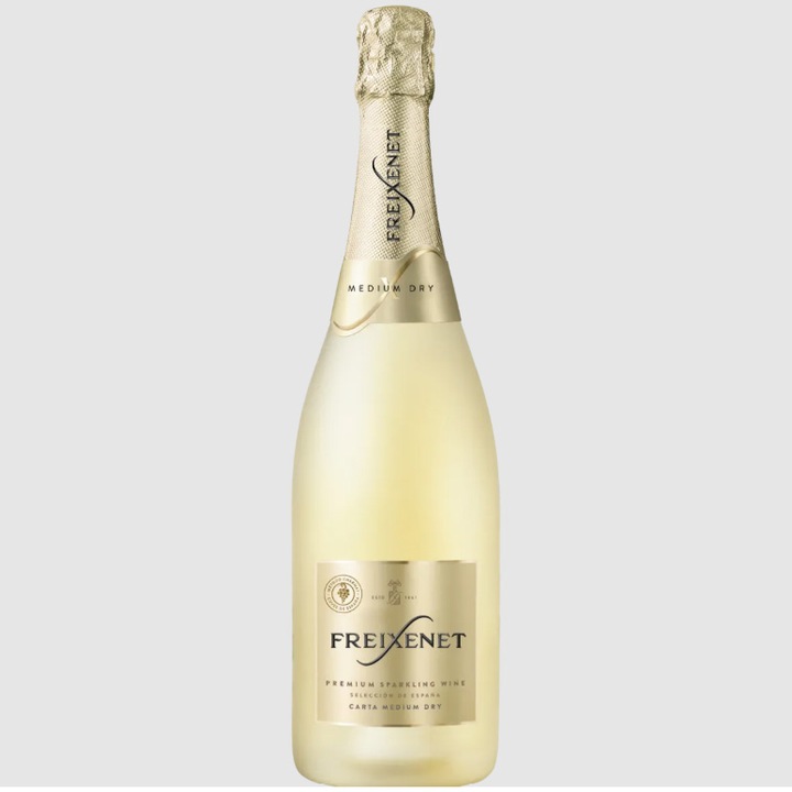 Vin Spumant Alb Freixenet Carta Nevada, Demisec, 0.75l