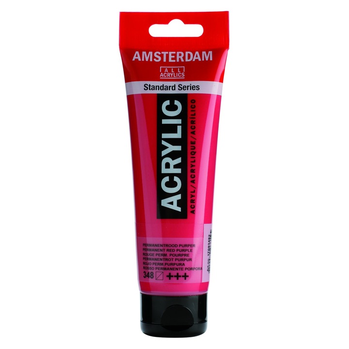 Акрилна боя Amsterdam Standart Series 120 ml, Червено-лилава Перманентна, 348