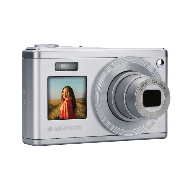 Camera foto digitala AgfaPhoto Realishot DC9200, 24MP, TRUE 4K, Argintiu