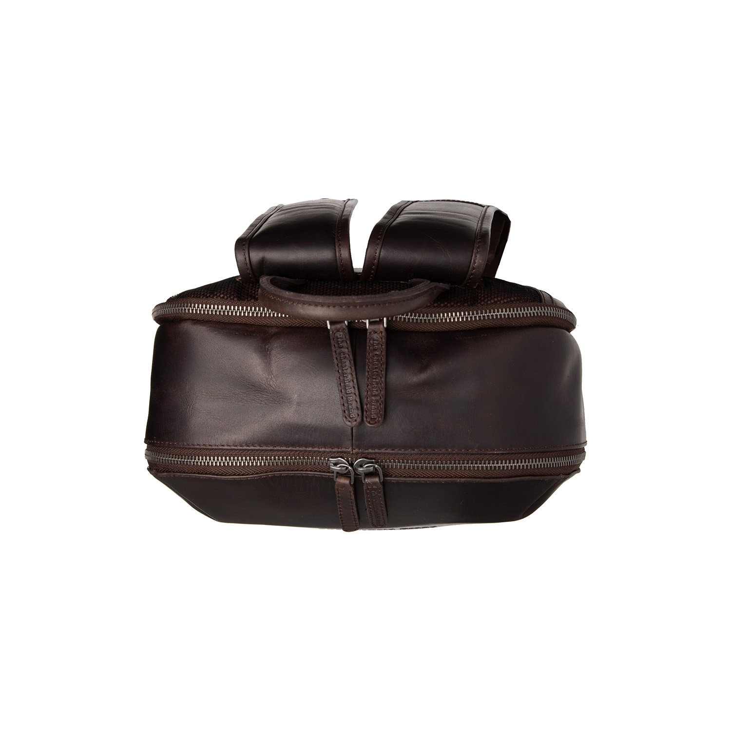 Rucsac pentru laptop de 15 inch The Chesterfield Brand, piele naturala Bangkok, Maro inchis