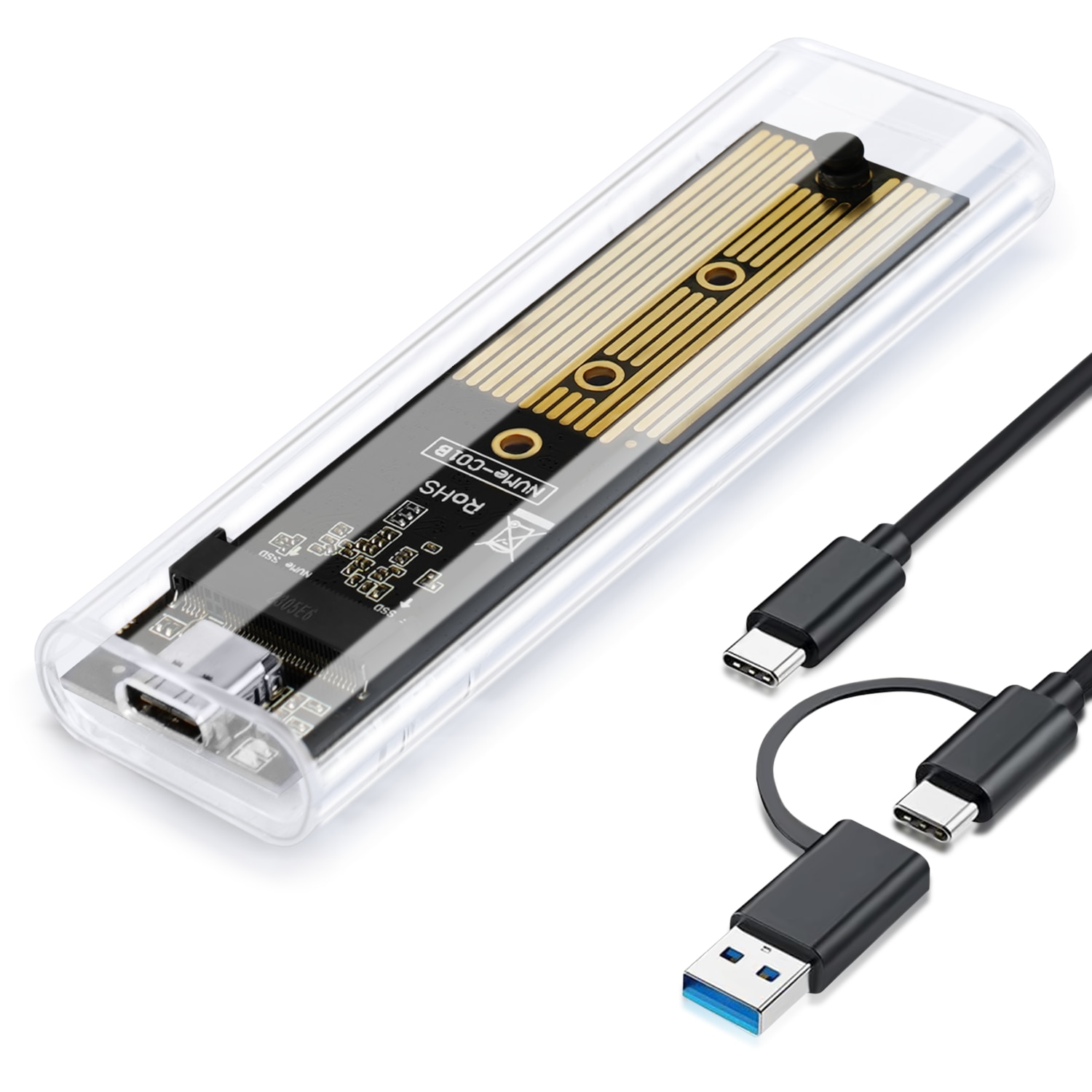 Cutie SSD, portabila, Xinxu, M.2, NVMe/NGFF, USB-A/C, 4TB, Windows, MAC ...