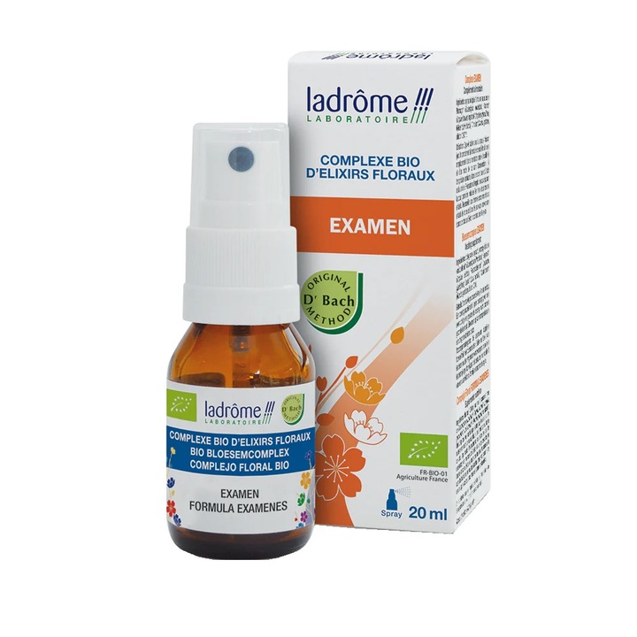 Complex bio din elixiruri florale Bach – EXAMEN, 20 ml