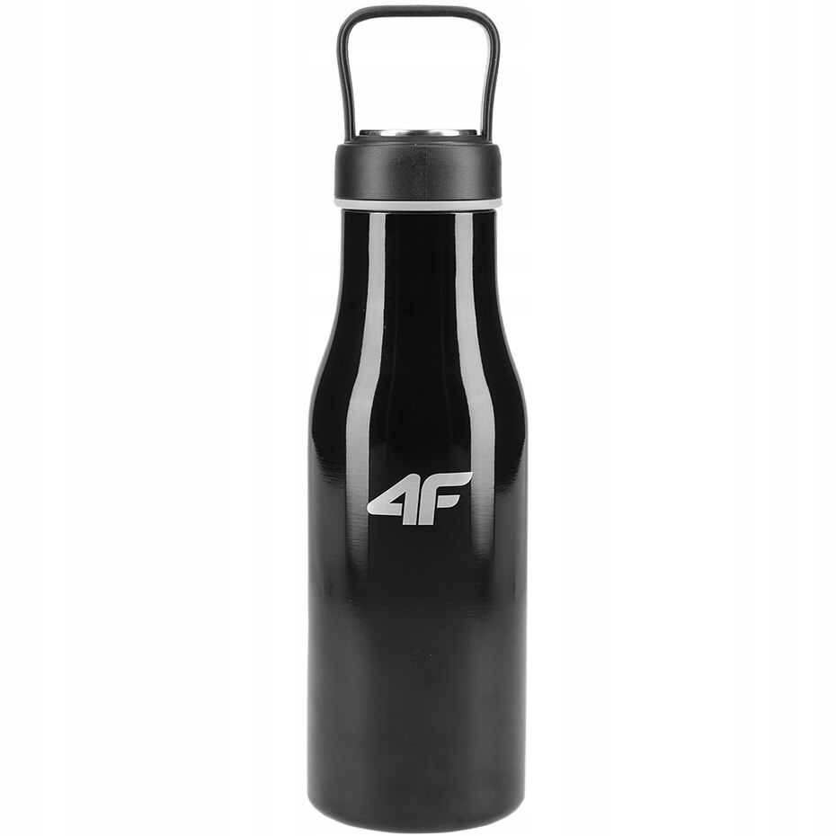 Termos, 4F, Otel Inoxidabil, 450ml, Negru - eMAG.ro