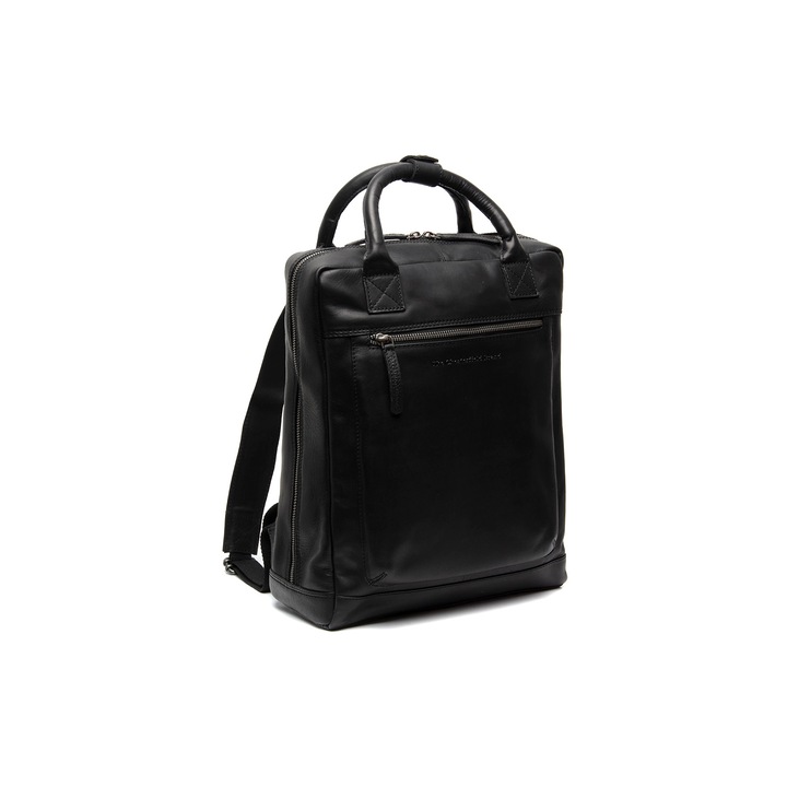 Rucsac laptop 13 inch, The Chesterfield Brand din piele naturala, Georgia, Negru